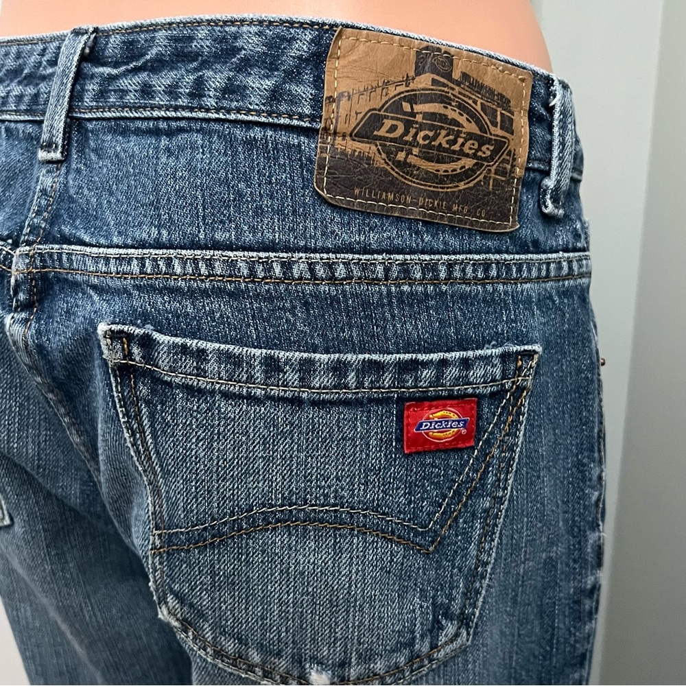 Dickies Relaxed Fit Bootcut Medium Wash Jeans Size 8 Regular - Picture 8 of 16